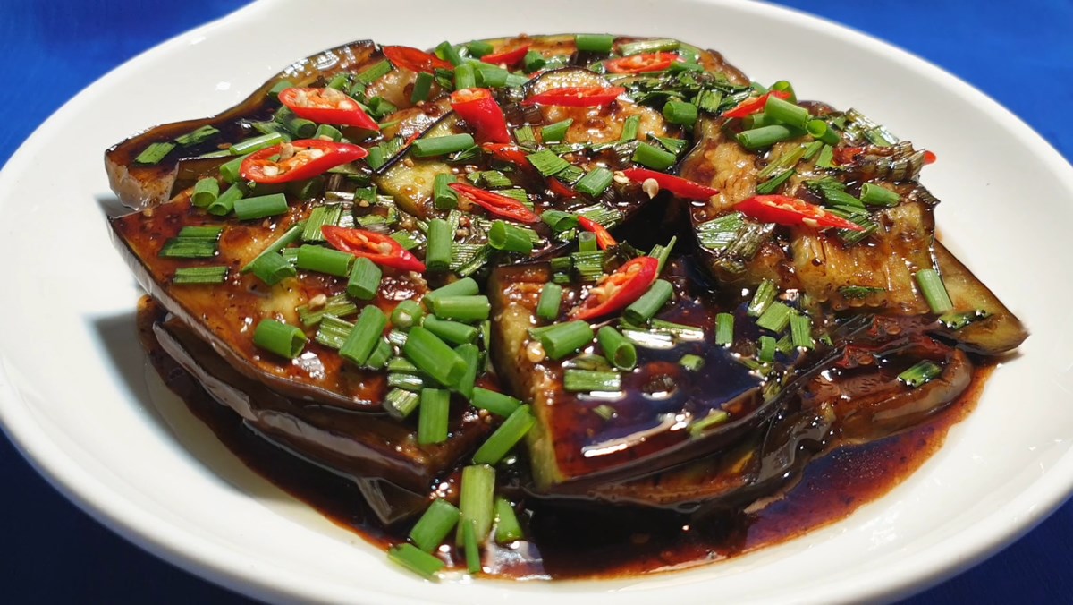 Món chay kho từ cà tím