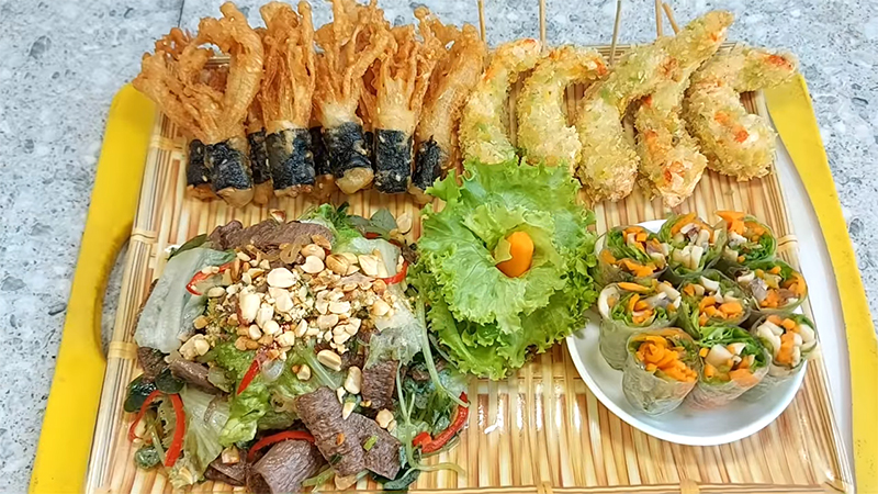 Cách làm món chay tứ quý