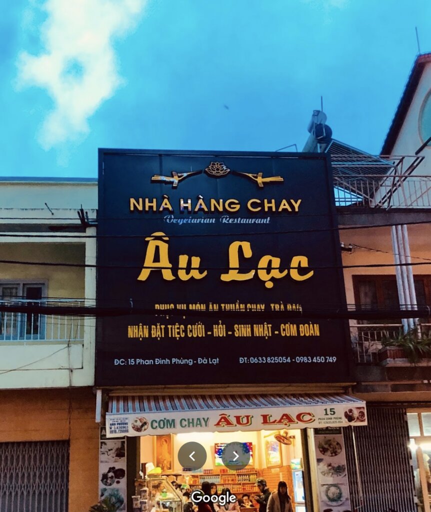 Quán ăn chay Đà Lạt- Âu Lạc