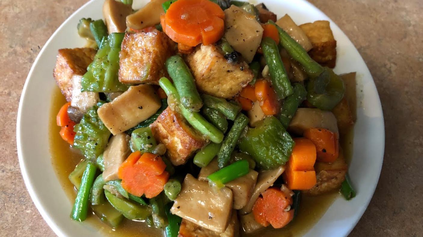 Rau củ kho chay