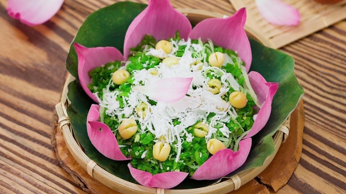 Xôi hạt sen chay