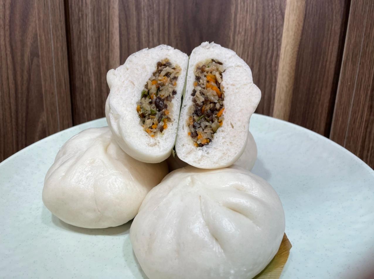 Bữa chay sáng với bánh bao