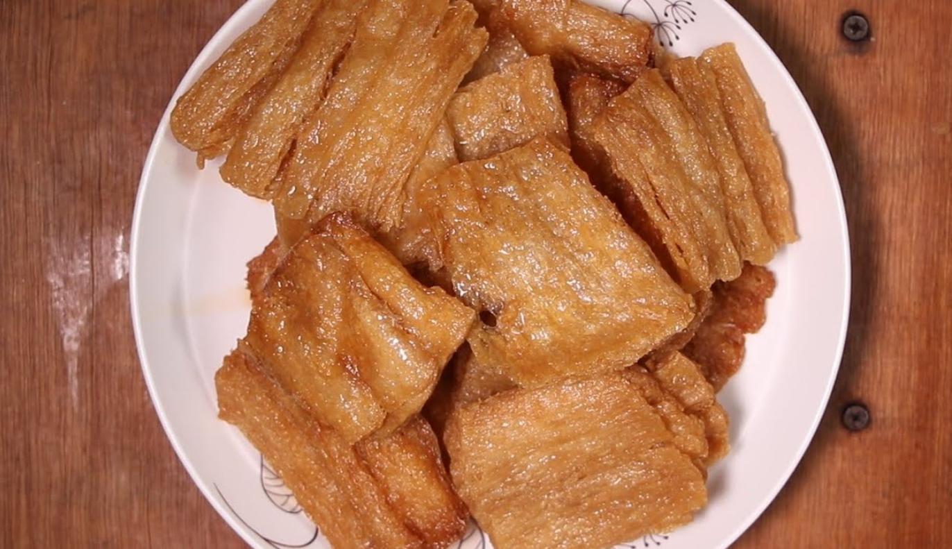 Chiên sườn non chay