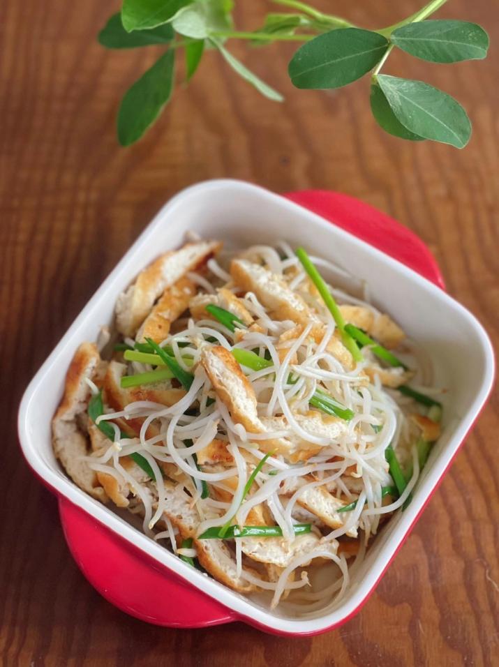 Đậu hủ xào giá
