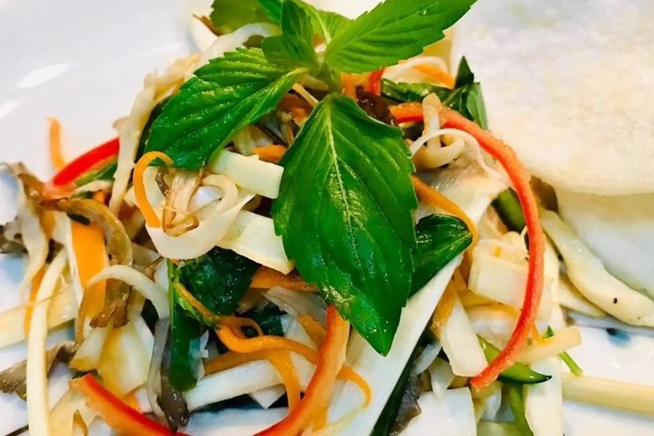Gỏi củ hủ dừa chay