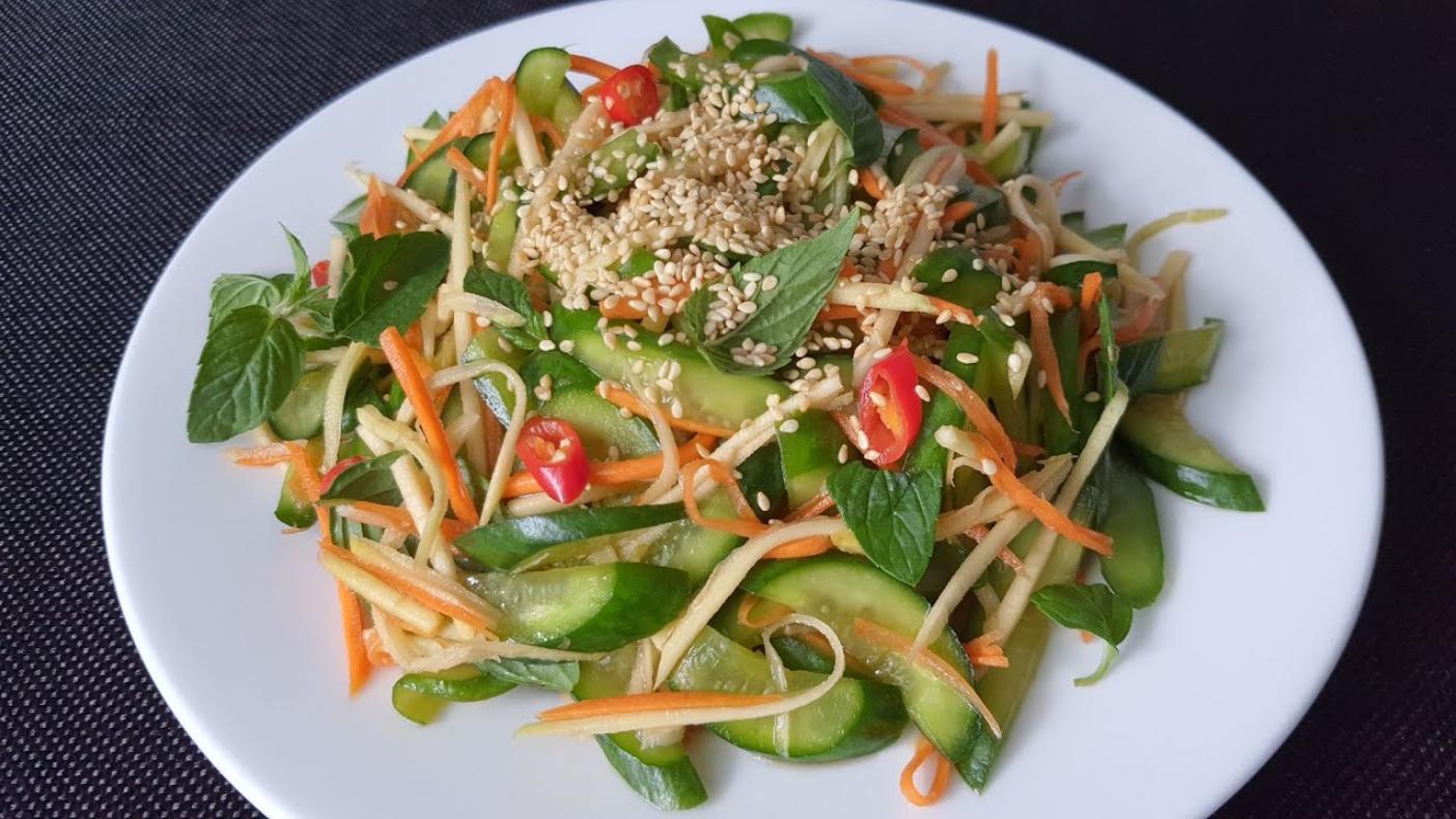 Gỏi dưa leo chay