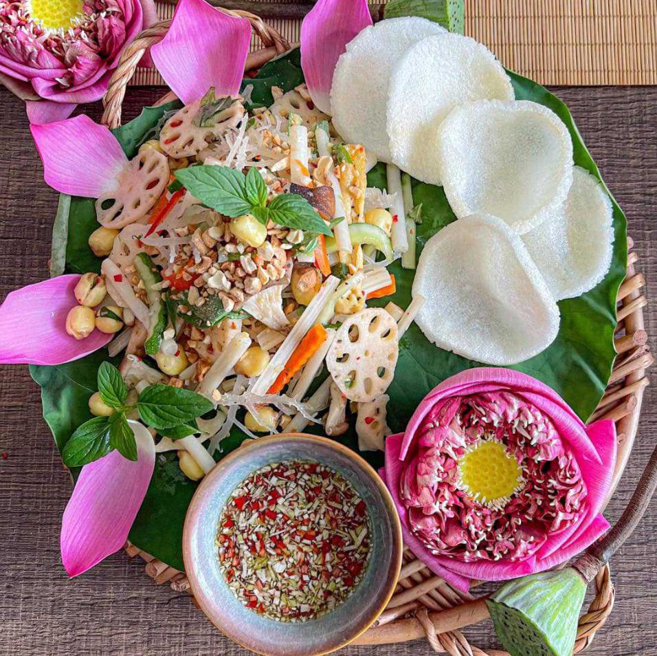 Gỏi ngó sen chay