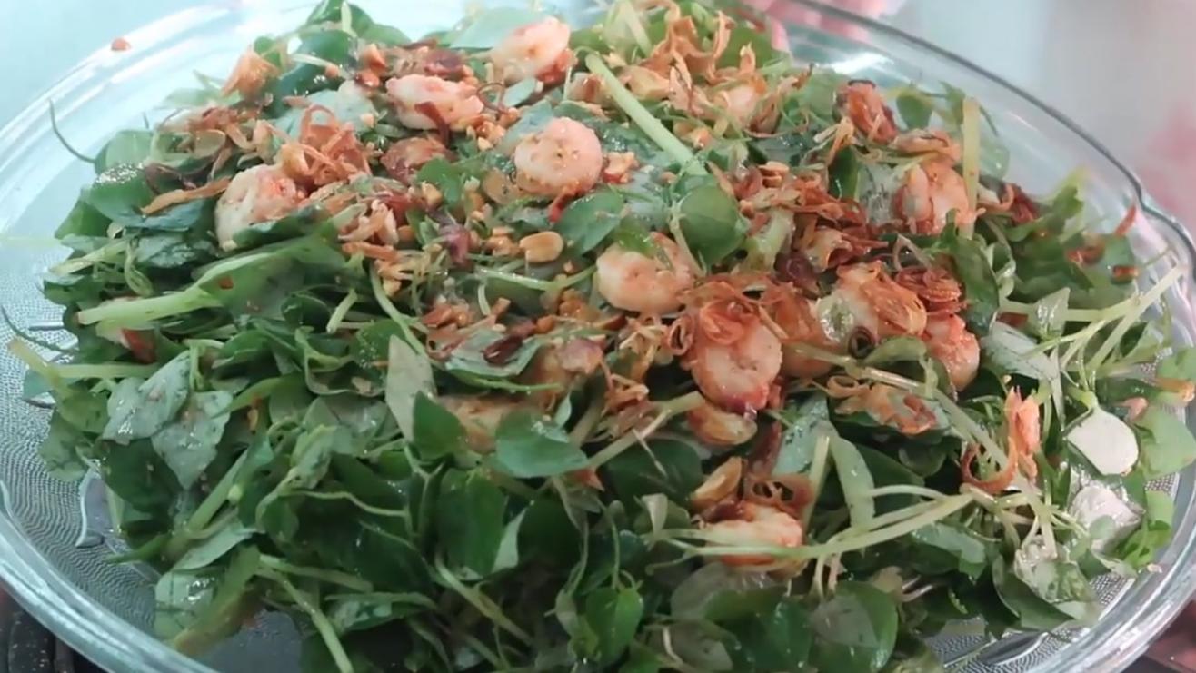 Gỏi rau càng cua đậu phộng chay