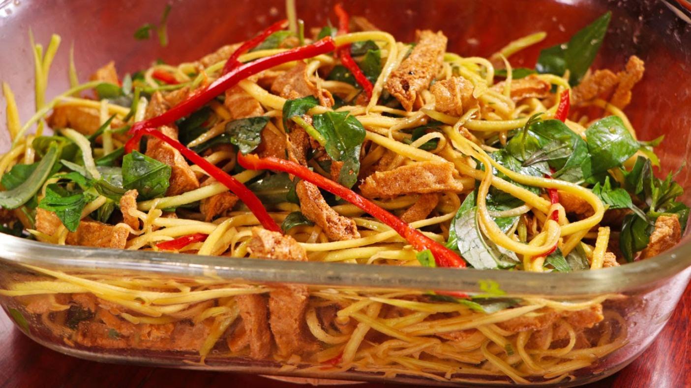 Gỏi xoài chay