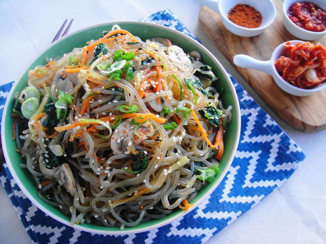 Miến trộn chay