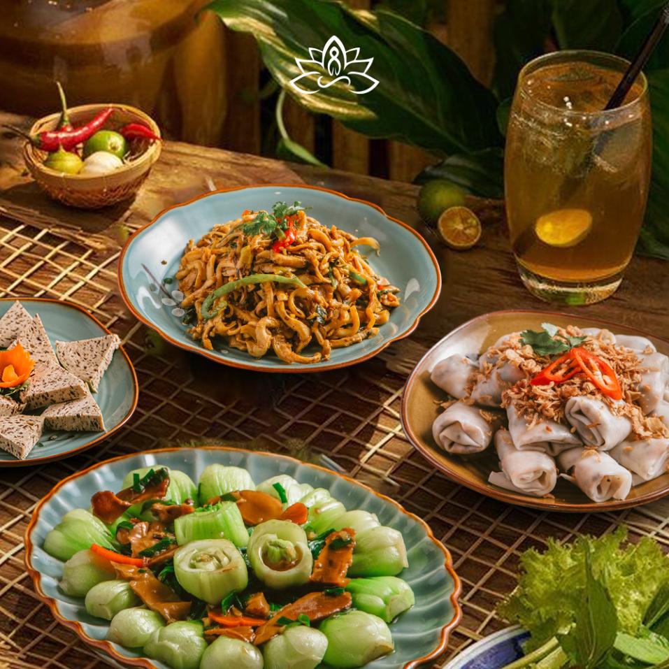 Buffet chay Hương Thiền