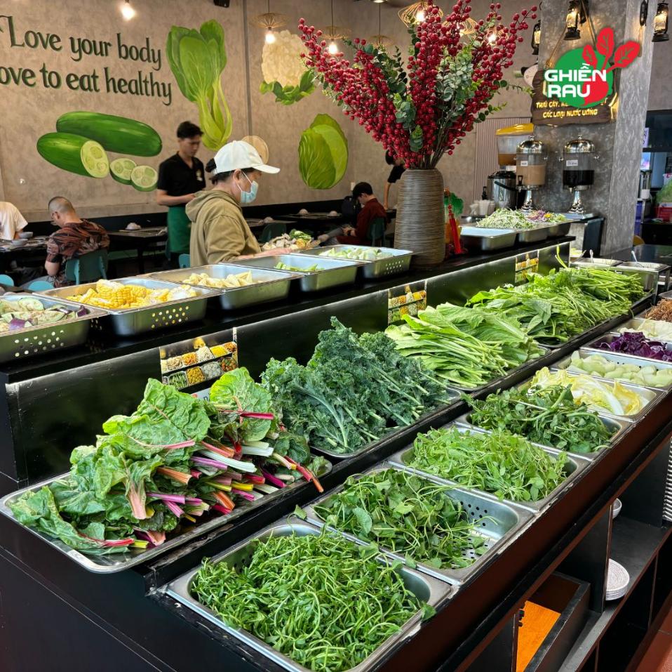 Ghiền Rau – Buffet chay lẩu rau nấm