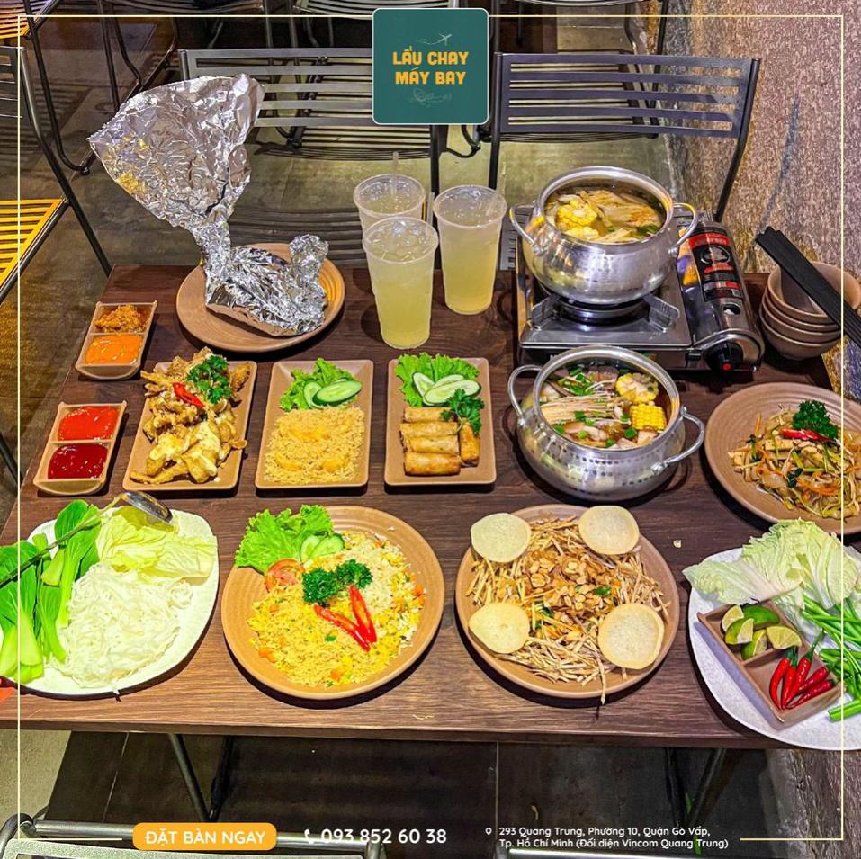 Lẩu Chay Máy Bay – Lẩu chay Gò Vấp