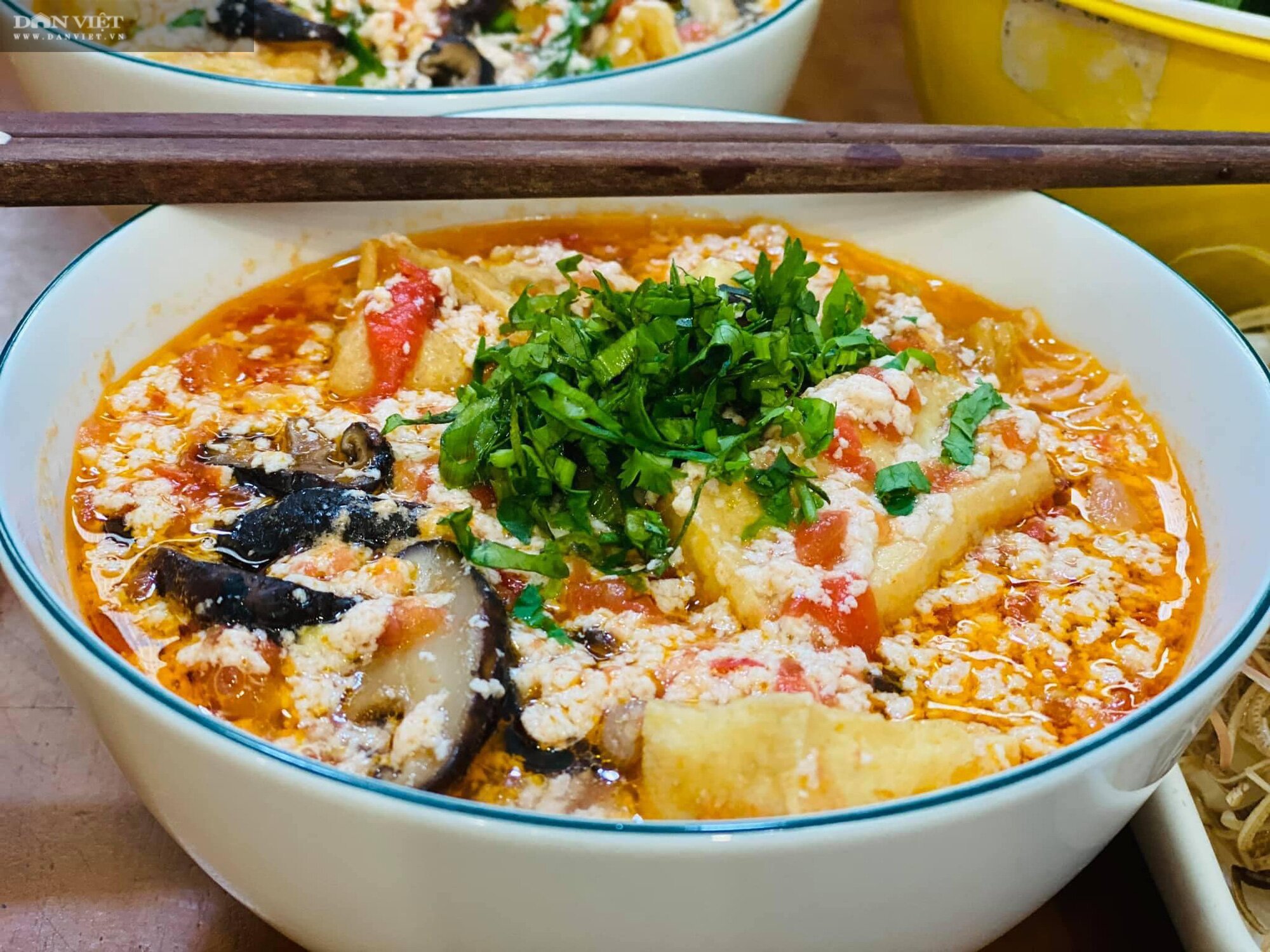 Cách làm món bún riêu bằng sữa đậu nành