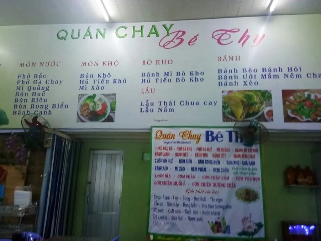 Quán ăn chay Nha Trang - Bé Thy