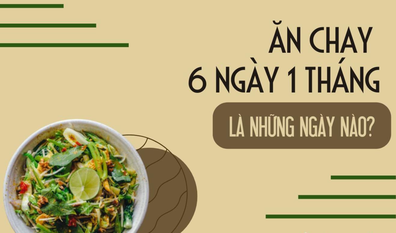 ăn chay 6 ngày