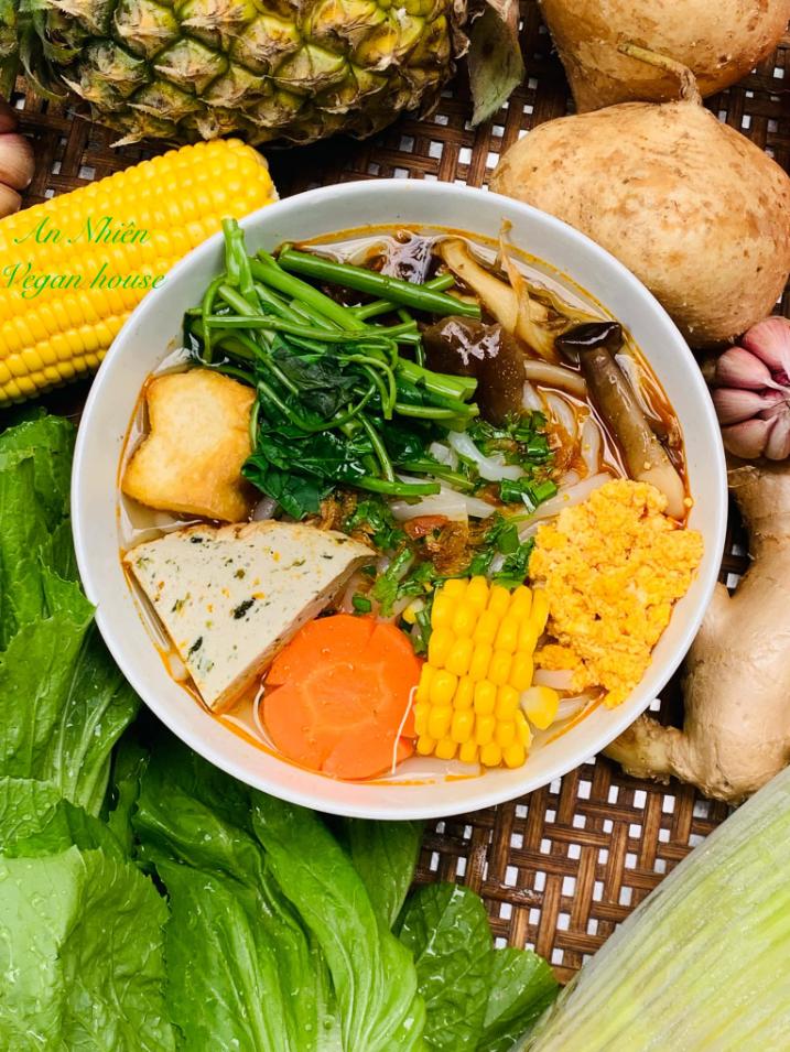 Bánh canh óc đậu chay
