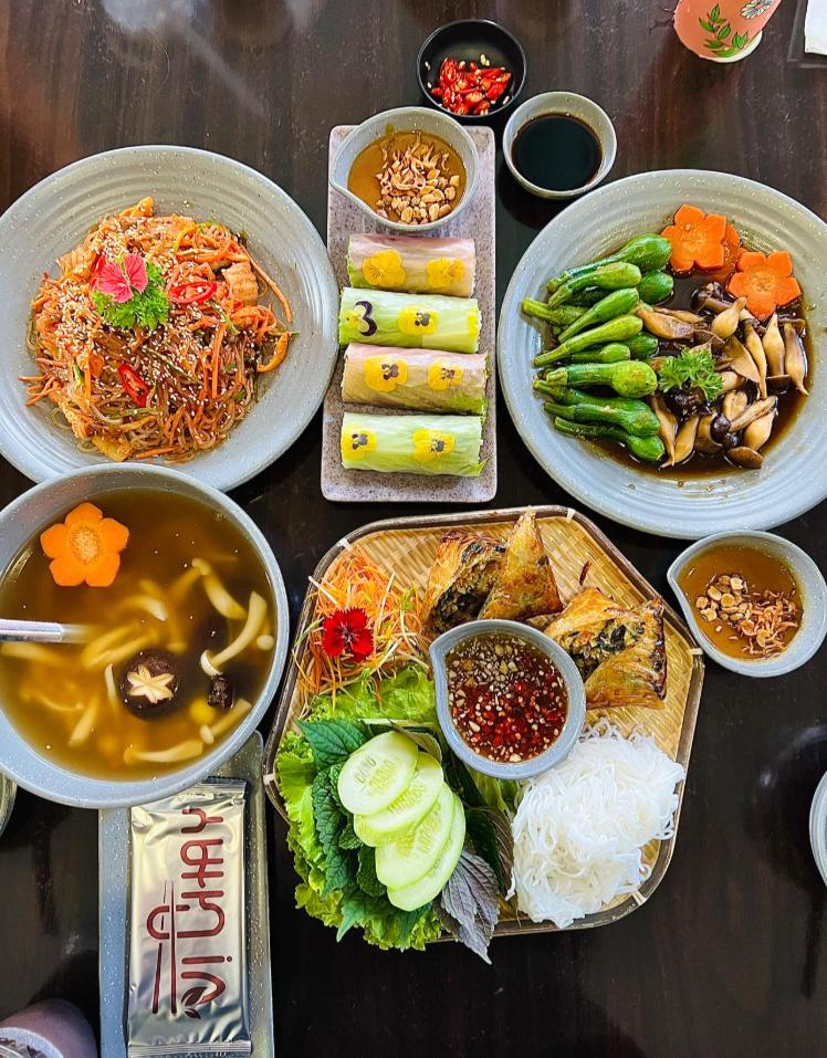 Món ăn tại Vị Chay